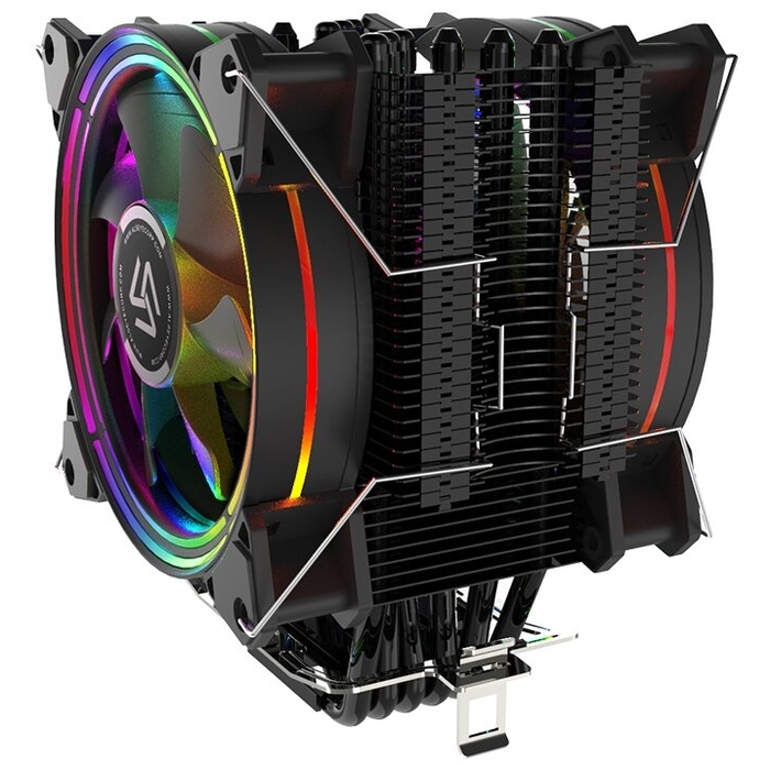Кулер для процессора ALSEYE H120D черный/RGB