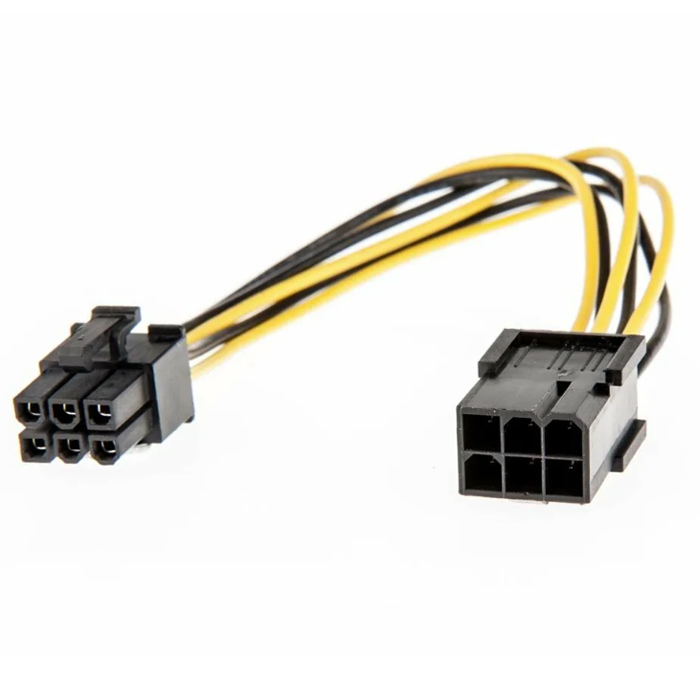 Удлинитель на видеокарту 6pin 6M-6F, 20см
