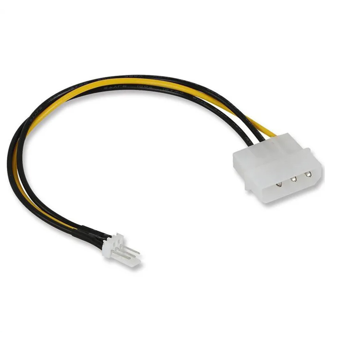 Кабель питания MOLEX - 3pin fan 1big ->3pin