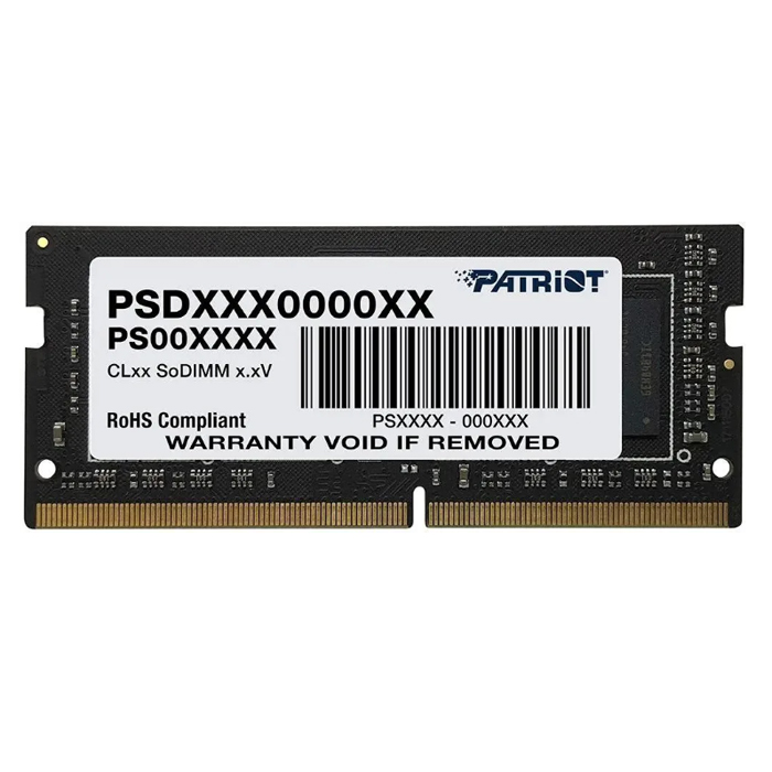 Модуль памяти DDR4 SO-DIMM 16Gb PC25600 (3200MHz) Patriot PSD416G320081S